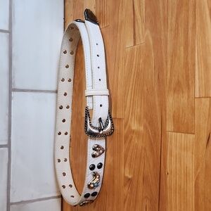 Vintage Doriviata Made In Italy Leather Womans Belt